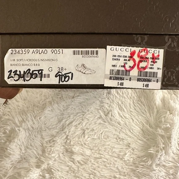 Authentic Women’s Gucci Sneakers size 38 - Picture 6 of 6